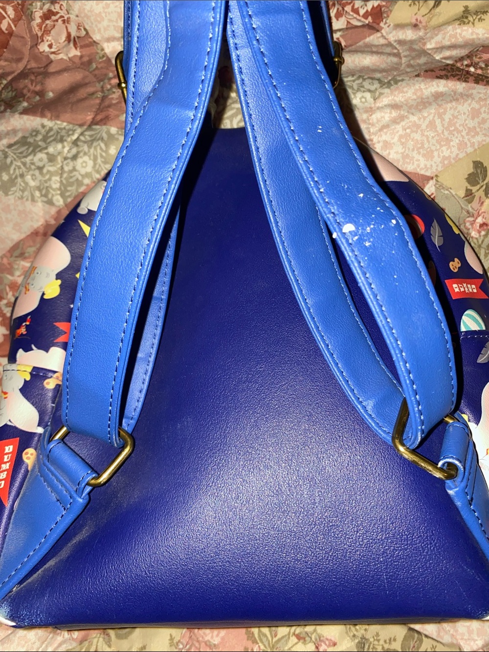 Disney x Loungefly Dumbo Navy Mini Backpack - Picture 8 of 10